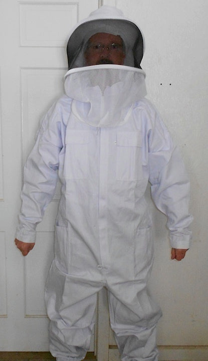 Coverall, Hat & Veil Combo w/ Thumb Loops & Elastic