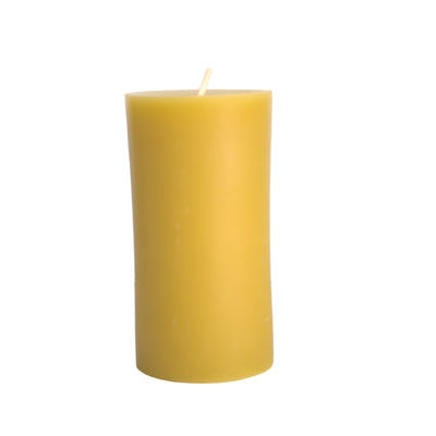 cylinder candle bees wax