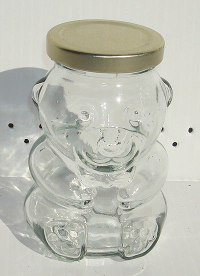 12 oz Glass Bear Jar