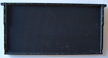 solid plastic frame black